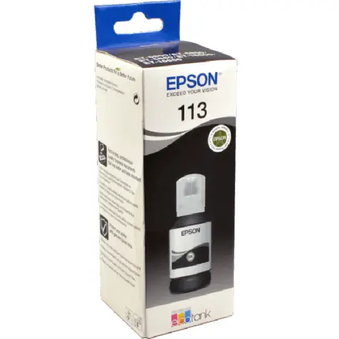 Oryginalny Tusz w butelce Black Epson 113 (T06B1, C13T06B140)